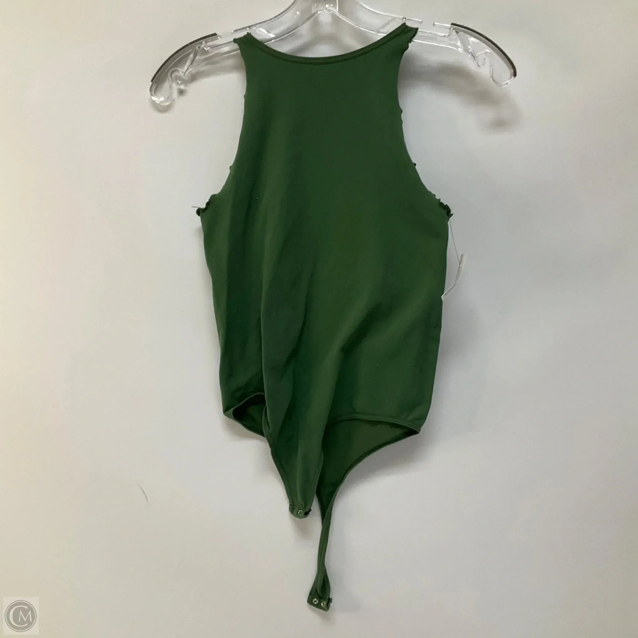 Bodysuit By Free People In Green, Size: Xs organic cotton bodysuit long torso bodysuit