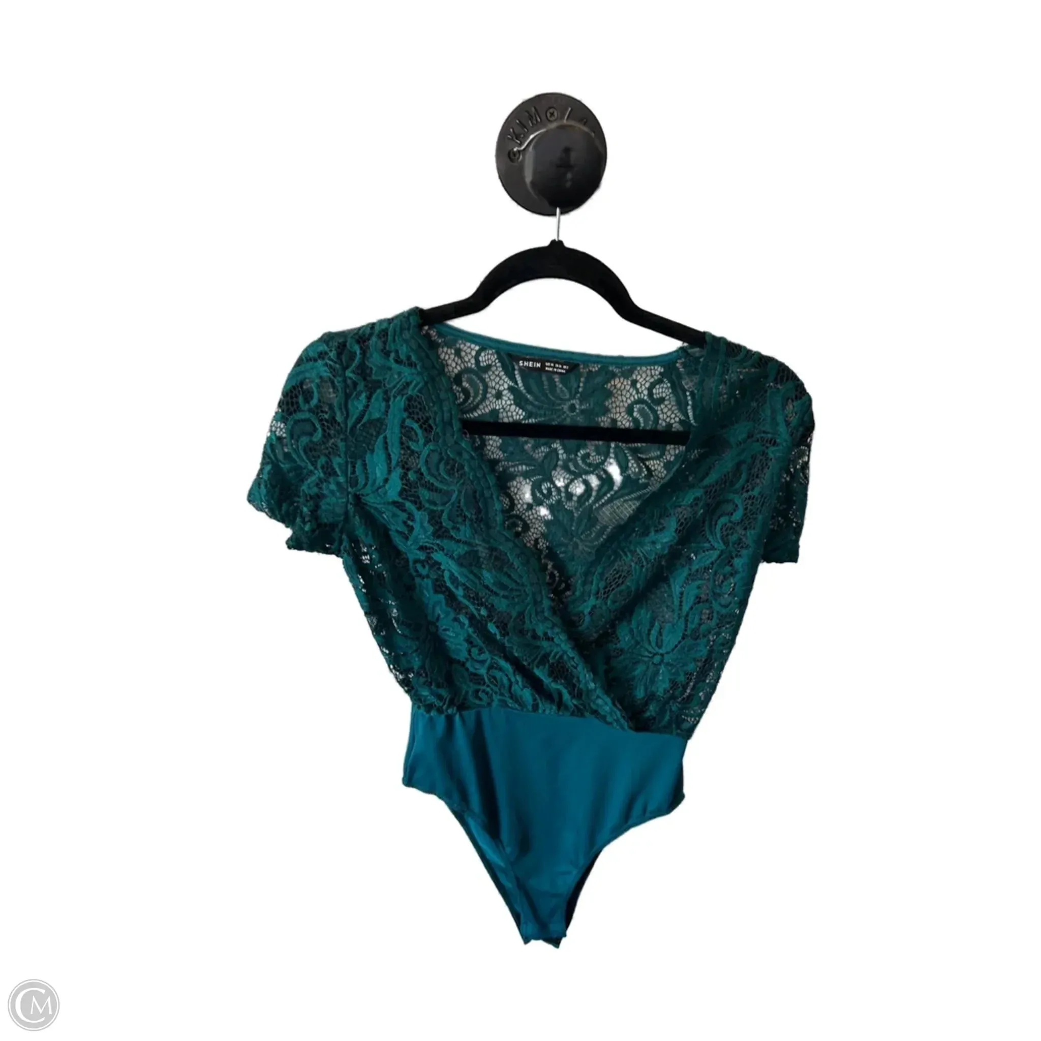 smart casual bodysuit affordable bodysuit Bodysuit By Shein In Green, Size: Xs