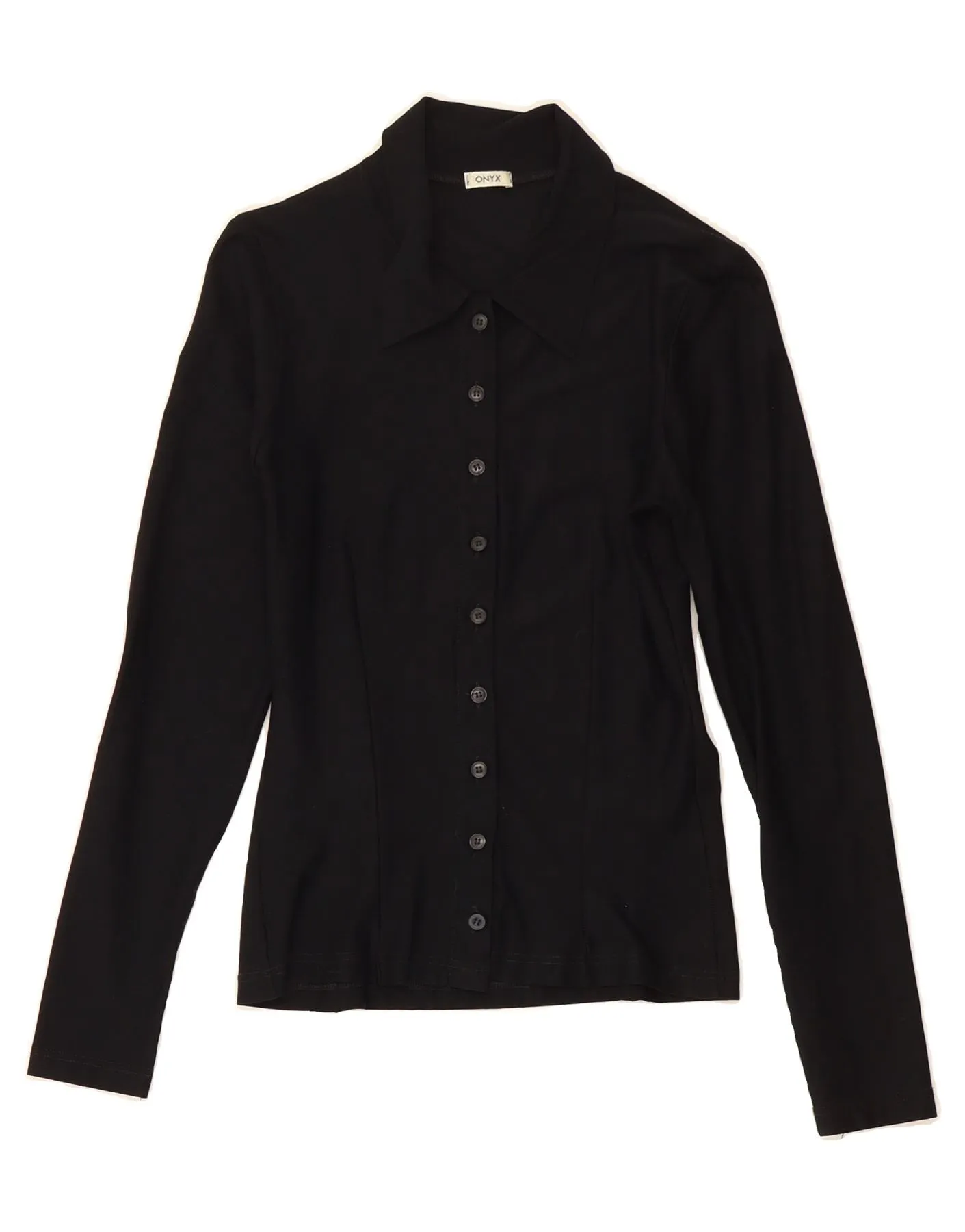 ONYX Womens Shirt Blouse UK 8 Small Black networking event Street Style