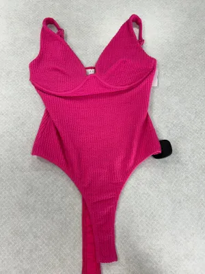 summer bodysuit v neck bodysuit Bodysuit By Astr In Pink, Size:Xs