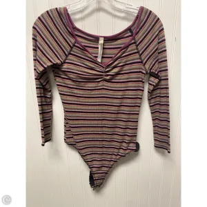 runway bodysuit Bodysuit By Free People In Striped Pattern, Size: S