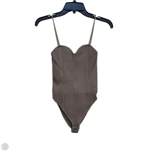 Bodysuit By Zara In Tan, Size: S summer bodysuit