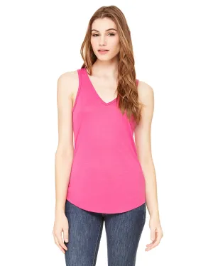 Bella   Canvas B8805 Ladies' Flowy V-Neck Tank Stretchable Collar Band