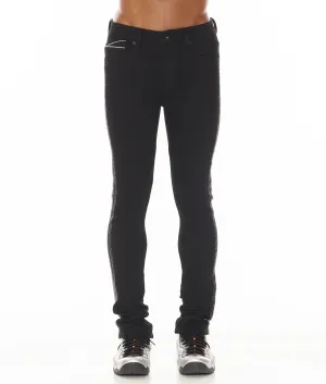 Weekend Style Stretch Bold Look PUNK SUPER SKINNY IN CRYSTAL