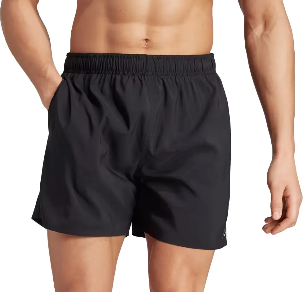 adidas Solid CLX Mens Swim Shorts - Black Body Hugging Technology Torsion Control Padding