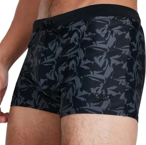 Speedo Valmilton Mens Swim Shorts - Black Anti Abrasion Seams Flexible Cup Insert