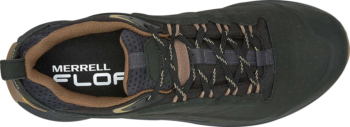 Merrell Moab Speed 2 Leather Waterproof Mens Walking Shoes - Black Agile Hiking