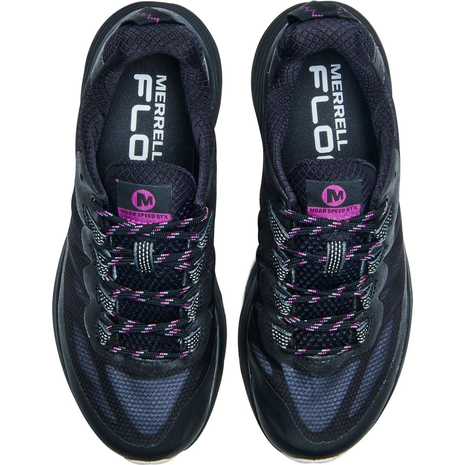 Performance Flex Merrell Moab Speed GORE-TEX Womens Walking Shoes - Black