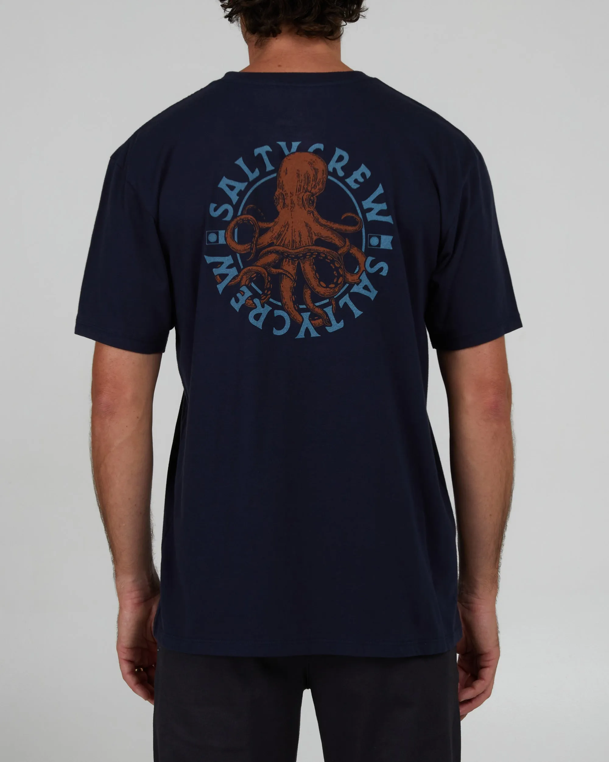 Basic Layering Tentacles Premium Tee - Navy