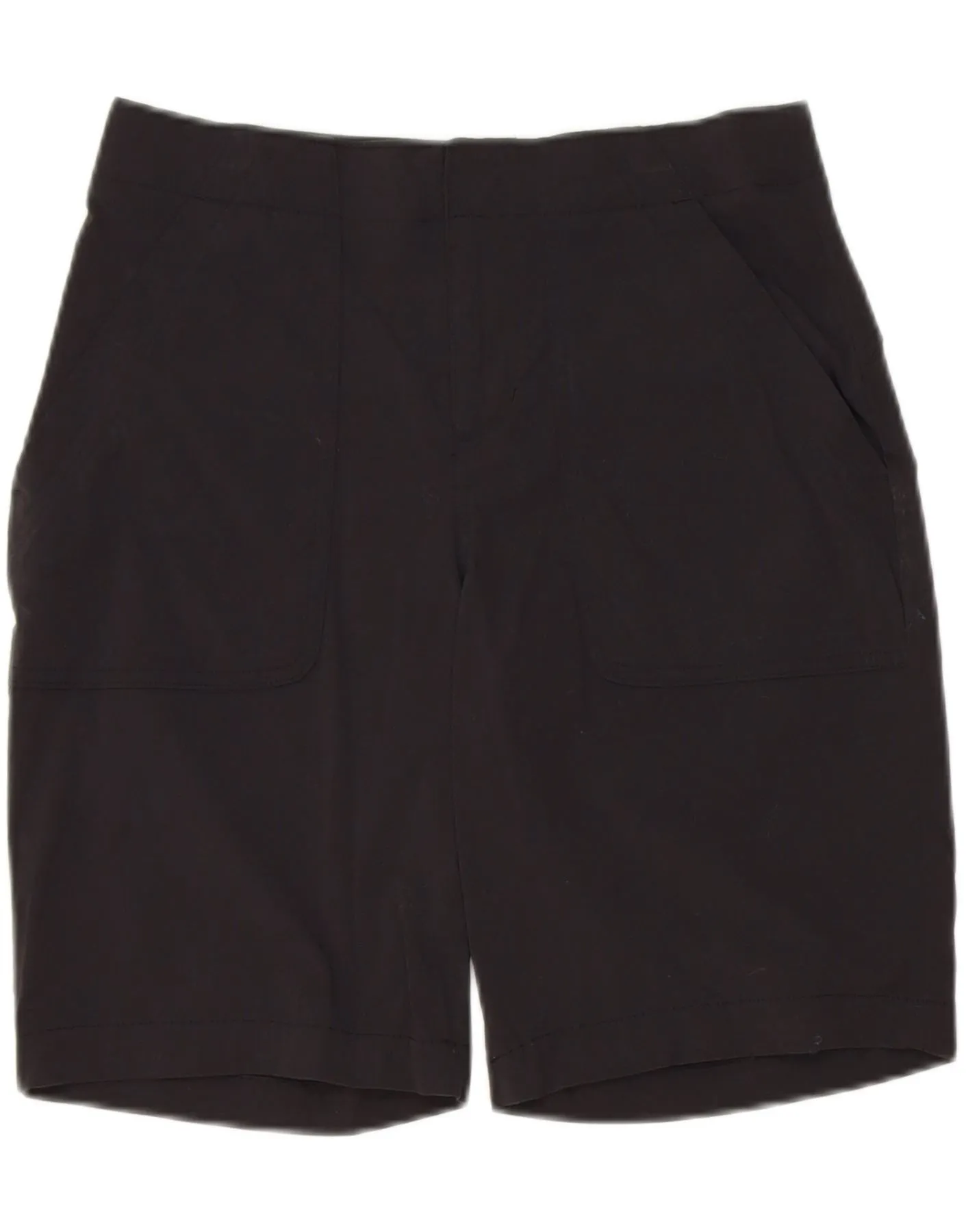 Relaxed Vibe EDDIE BAUER Womens Chino Shorts US 2 XS W22 Black Nylon