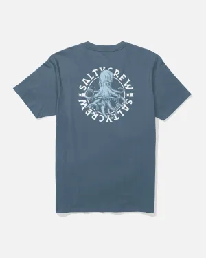 Tentacles Tee - Slate Layering Fashion Soft and Relaxed