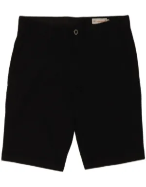 VOLCOM Mens Casual Shorts W32 Medium  Black Cotton Wrinkle Resistant Finish Moisture Wicking Material