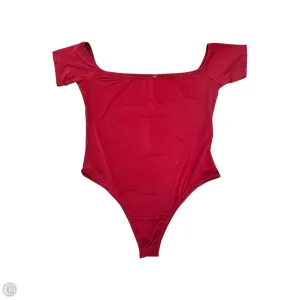 Bodysuit By Clothes Mentor In Red, Size: L girls bodysuit bodysuit with trousers