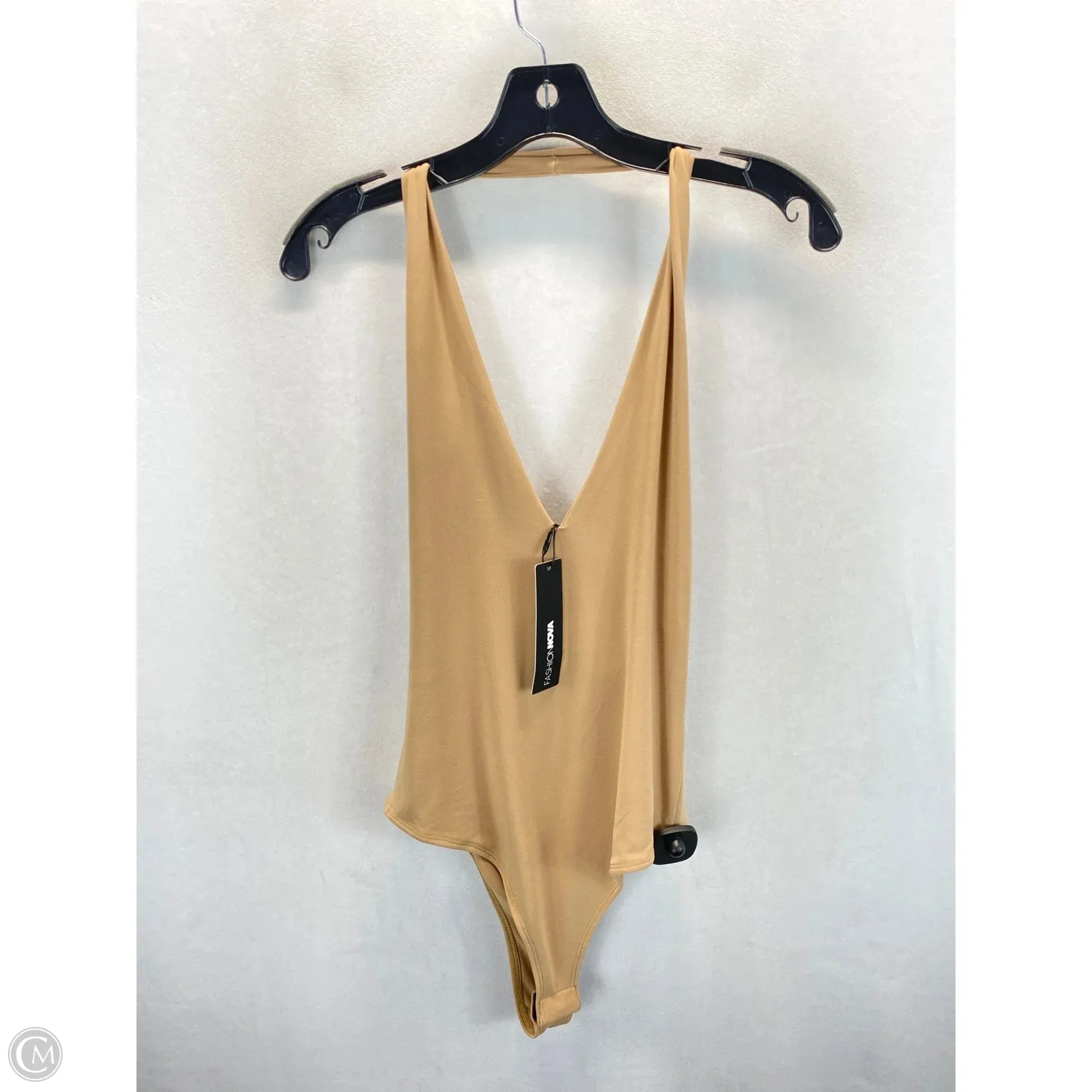 pink bodysuit formal bodysuit Bodysuit By Fashion Nova In Tan, Size: L