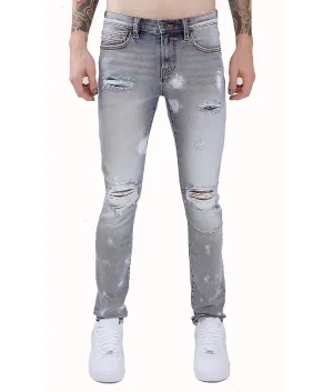 PUNK SUPER SKINNY STRETCH IN BLEACH Versatile Weekend Style