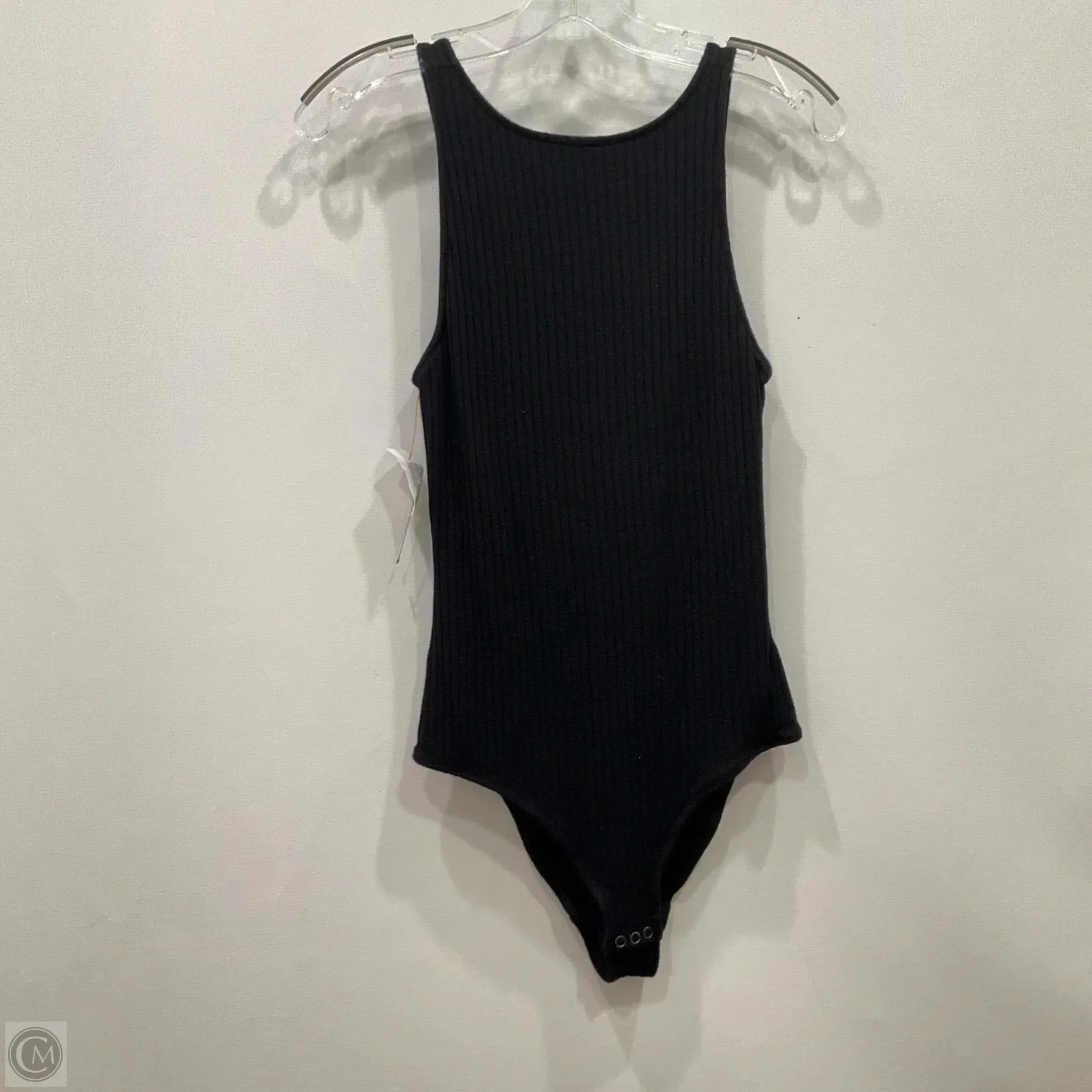 Bodysuit By Abercrombie And Fitch In Black, Size: L beige bodysuit slim fit bodysuit