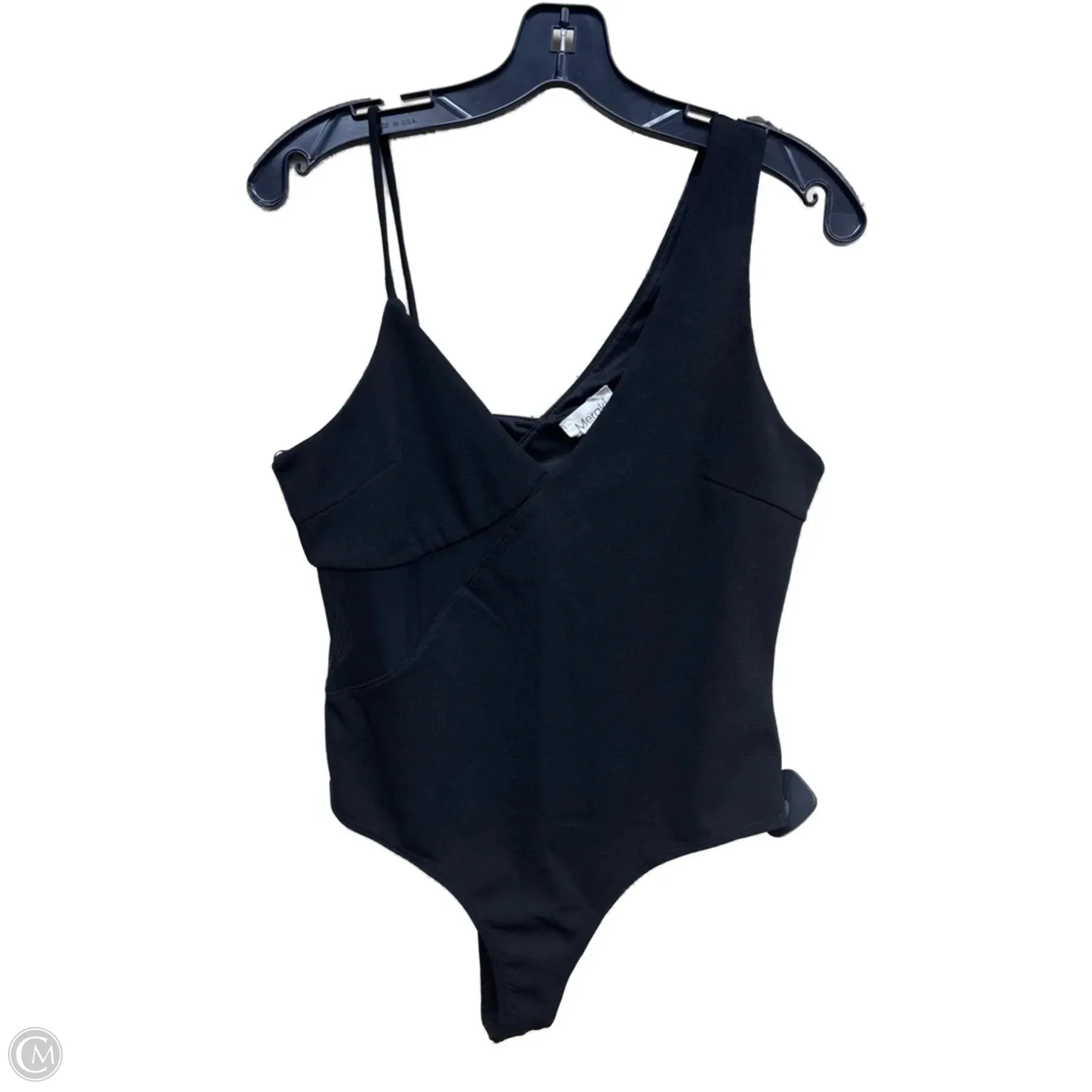 Bodysuit By Meraki In Black, Size: L bodysuit with blazer