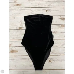 Bodysuit By Urban Outfitters In Black, Size: S backless bodysuit nude bodysuit