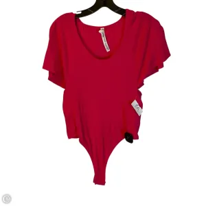 silver bodysuit Bodysuit By Free People In Pink, Size: L