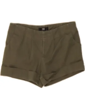 High-Quality Material All-Weather Ready MOSSIMO Womens Casual Shorts US 4 Small W32  Khaki Cotton