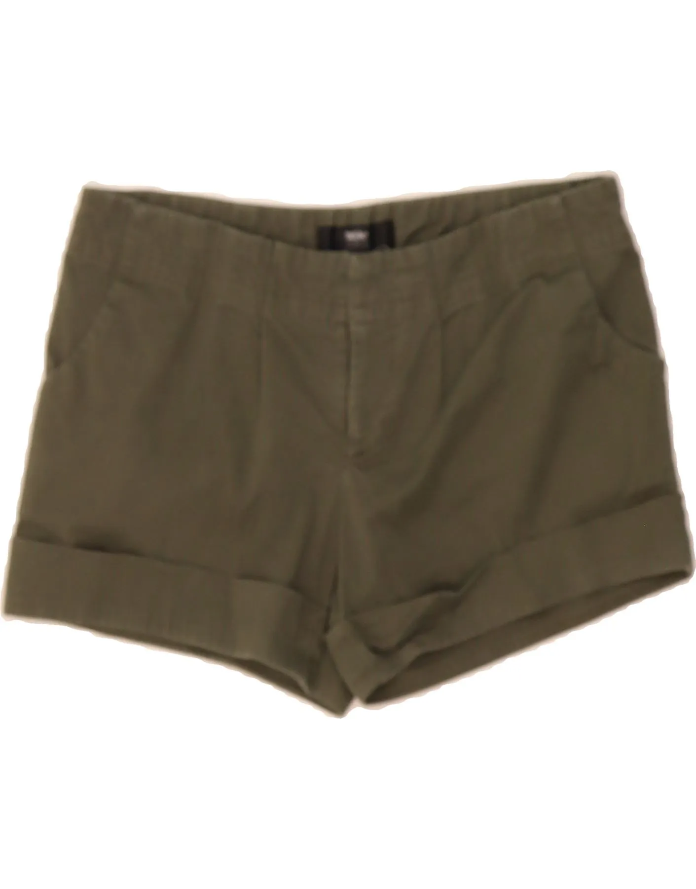 High-Quality Material All-Weather Ready MOSSIMO Womens Casual Shorts US 4 Small W32  Khaki Cotton