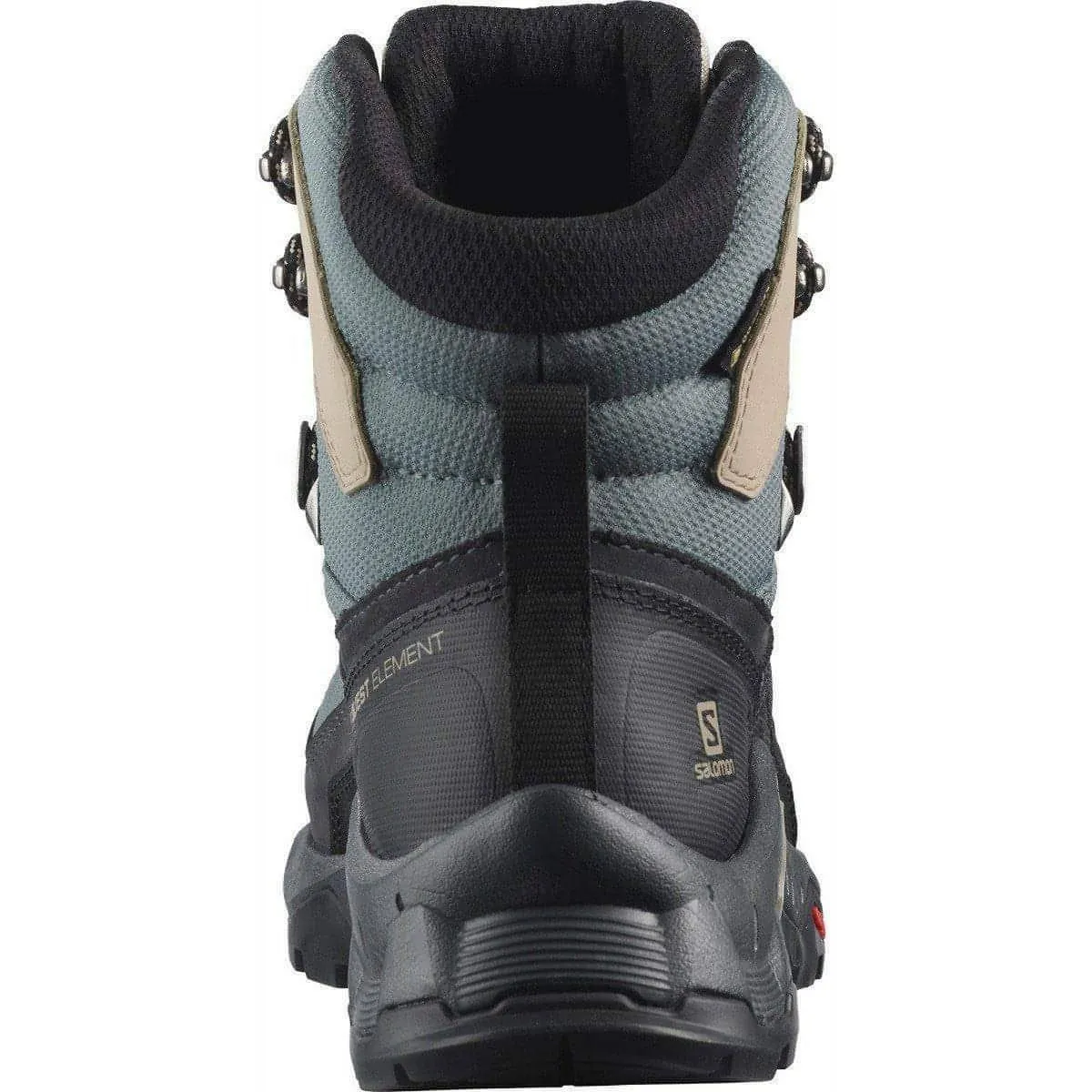 Trail Toughness Waterproof Hiking Salomon Quest Element GORE-TEX Womens Walking Boots - Grey