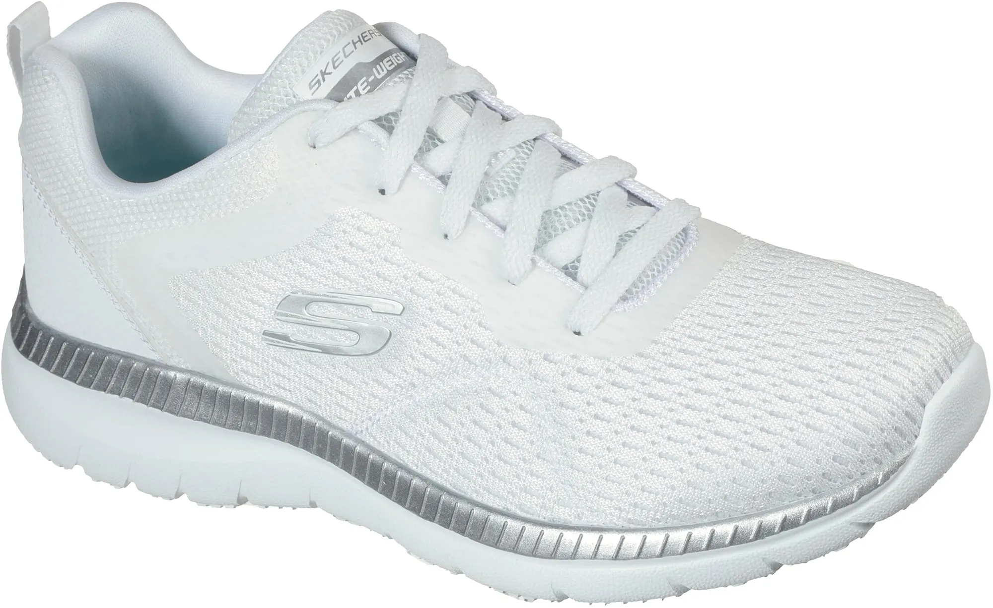 Skechers Bountiful Womens Training Shoes - White Vibrant sole