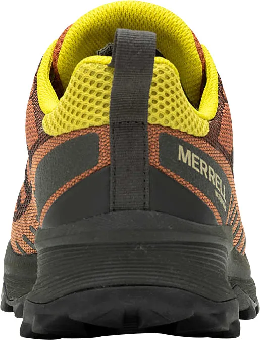 Scratch Resistant Grip Control System Merrell Speed Eco Waterproof Mens Walking Shoes - Orange