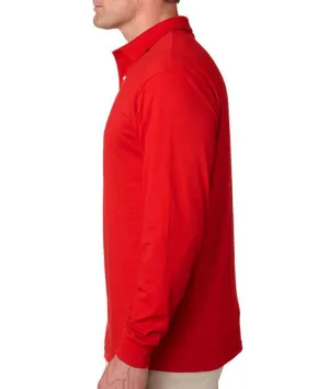 Elegant Look Fitted Wear 437L - Jerzees Adult SpotShield? Long-Sleeve Jersey Polo Shirt