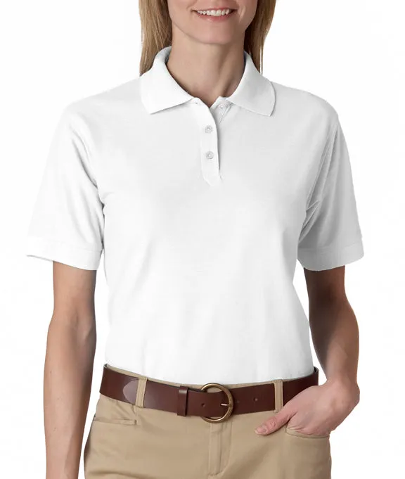 8541 - UltraClub Ladies Whisper Piqu?? Polo Shirt Breathable wear