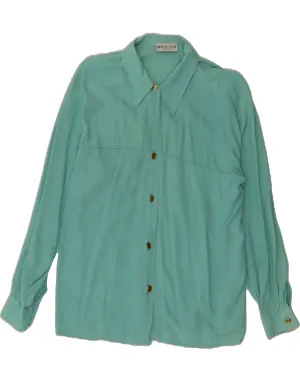 Modern Fit CARINA Womens Shirt Blouse IT 48 XL Turquoise