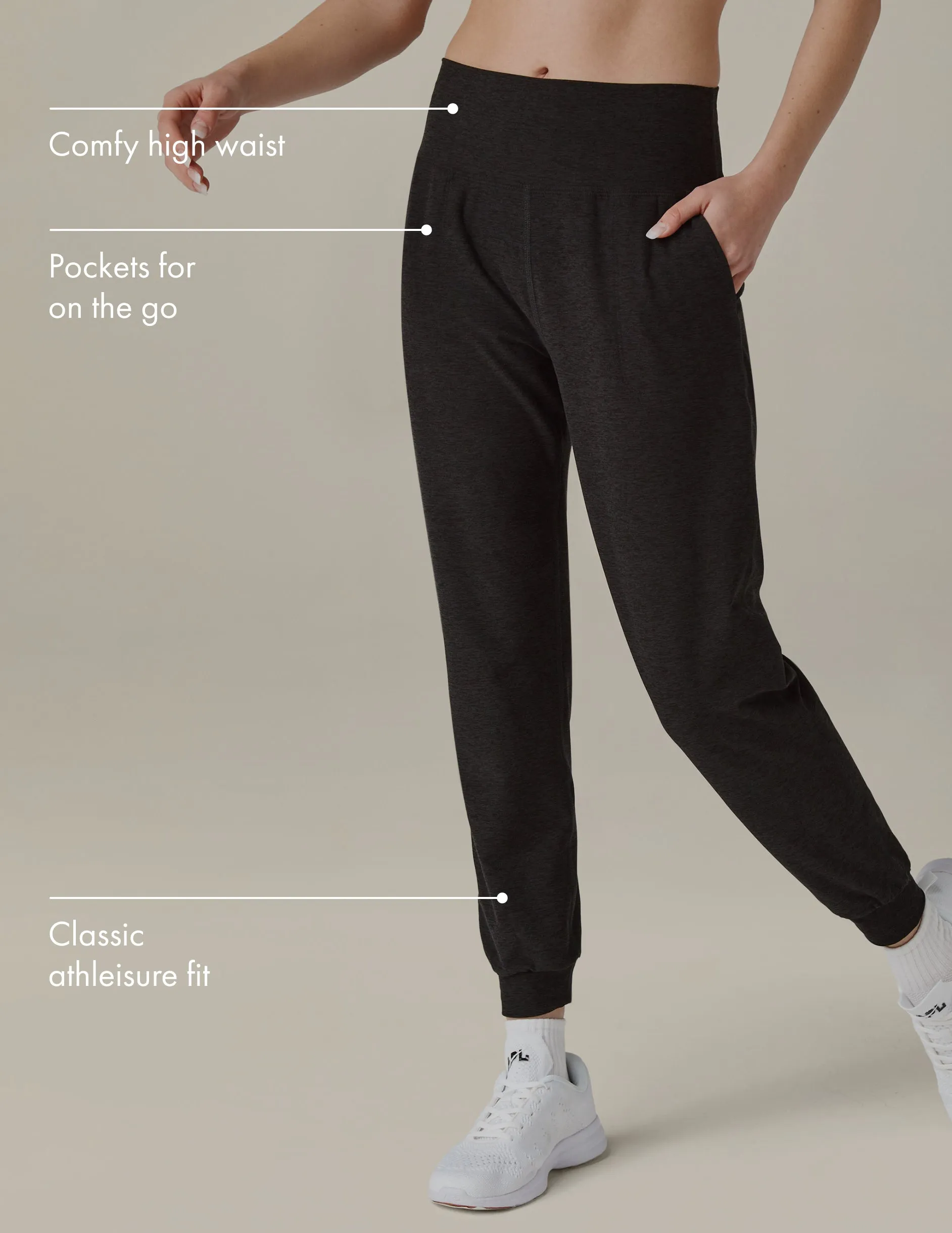 Spacedye Midi Jogger Cropped hem Eco Friendly Dyeing