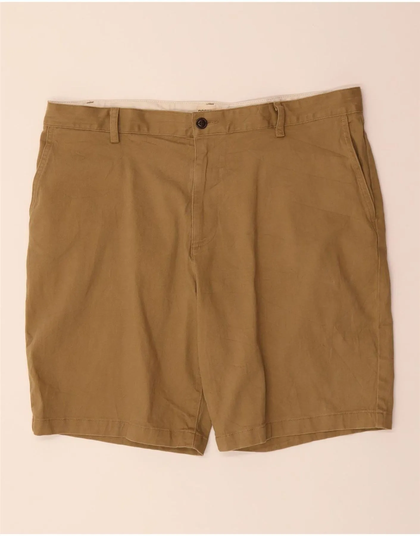 Modern Fit DOCKERS Mens Cargo Shorts W38 XL Beige Cotton