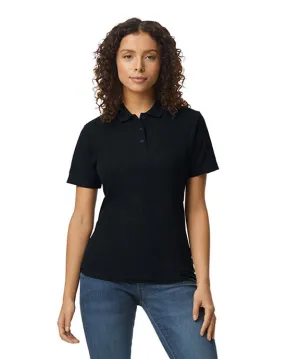 G648L - Gildan Ladies Softstyle Double Pique Polo Shirt Summer Casual