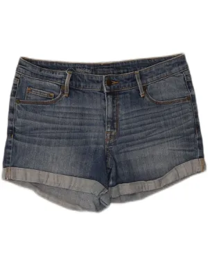 Networking Session MOSSIMO Womens Mid Rise Denim Shorts US 8 Medium W32  Blue Cotton