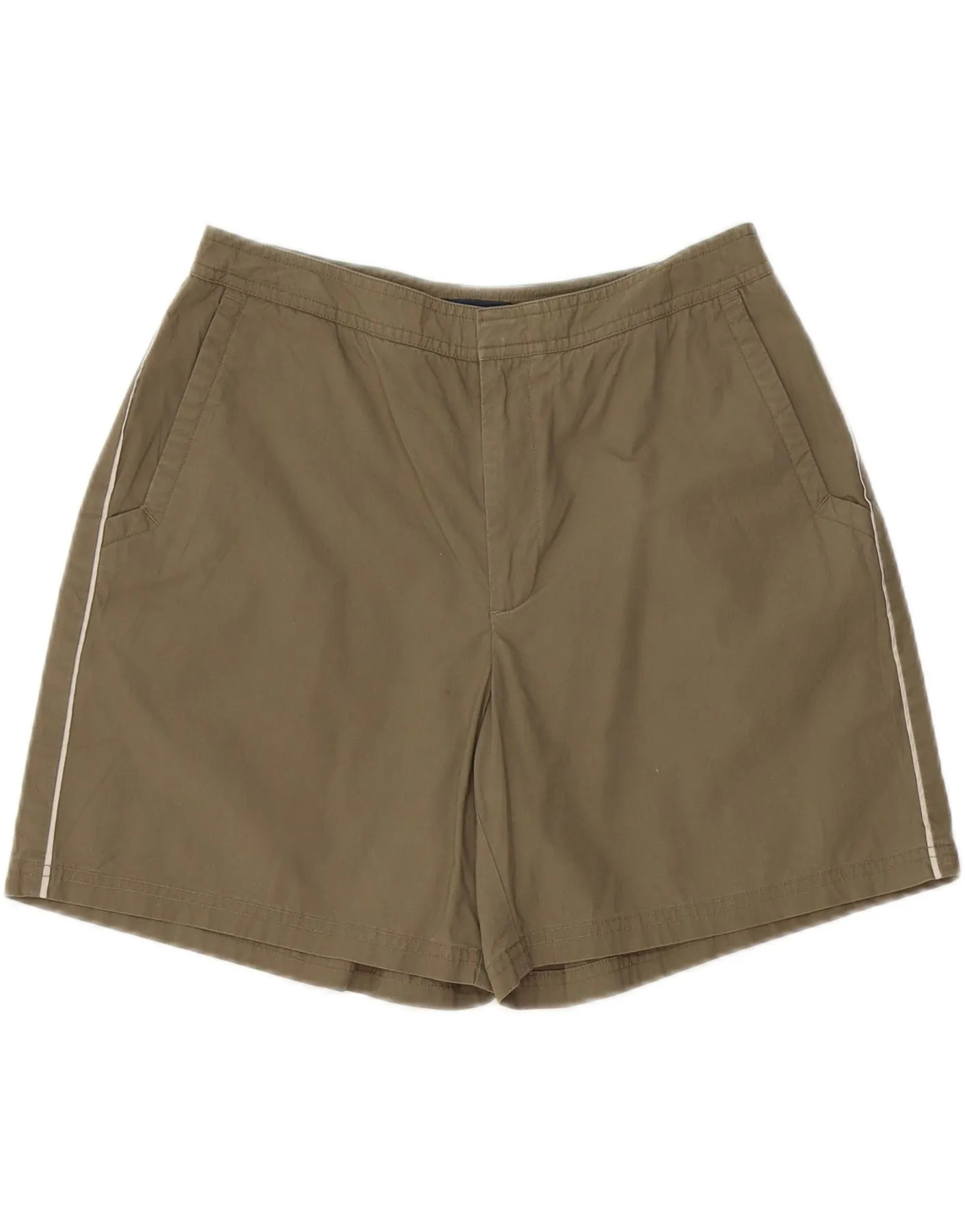 DOCKERS Womens Chino Shorts US 6 Medium W28  Khaki Cotton Hiking Gear Neutral Tones