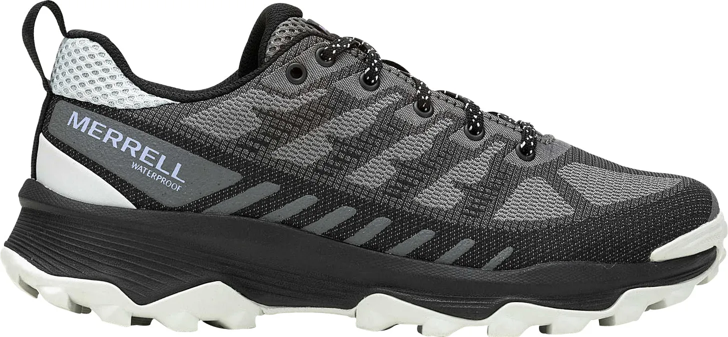 Merrell Speed Eco Waterproof Womens Walking Shoes - Grey Rain Weather