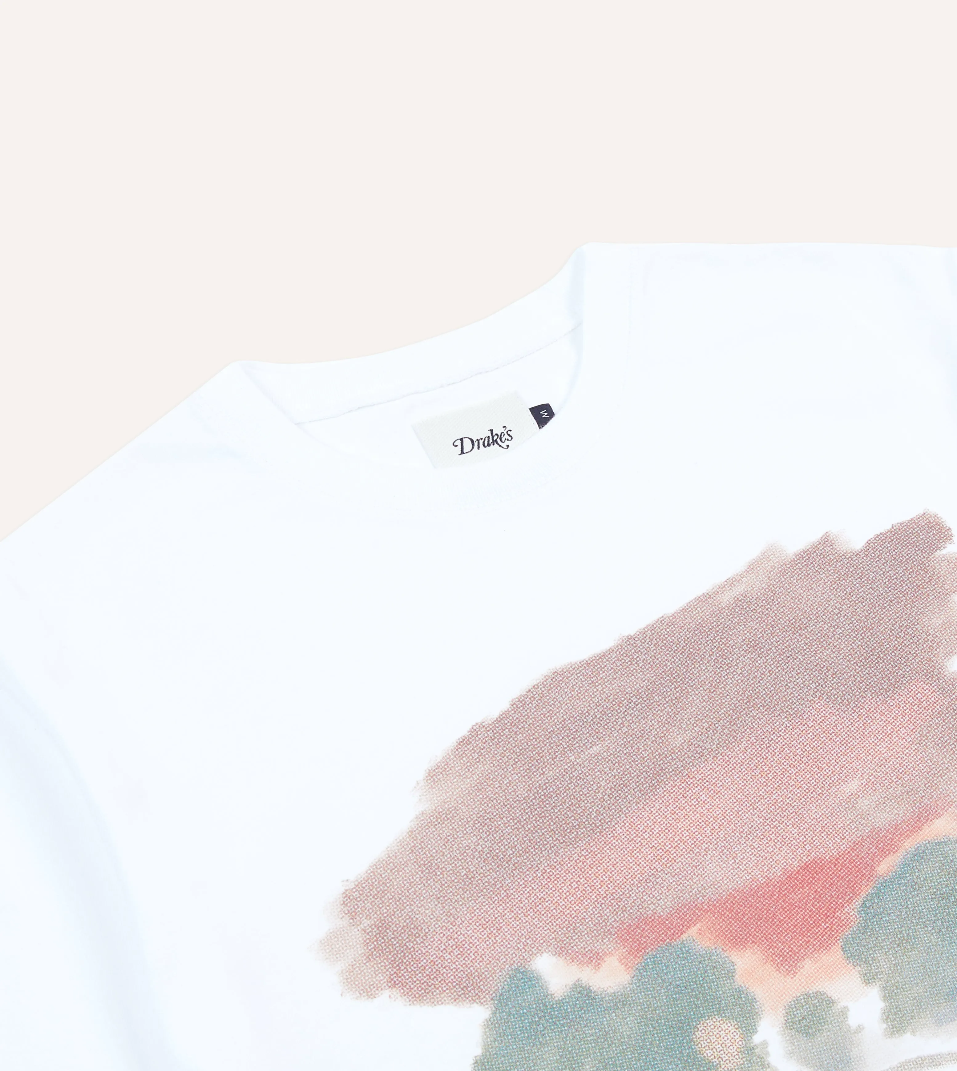 White Street Print Short-Sleeve Hiking T-Shirt Trendy Wearable Fit for All Seasons