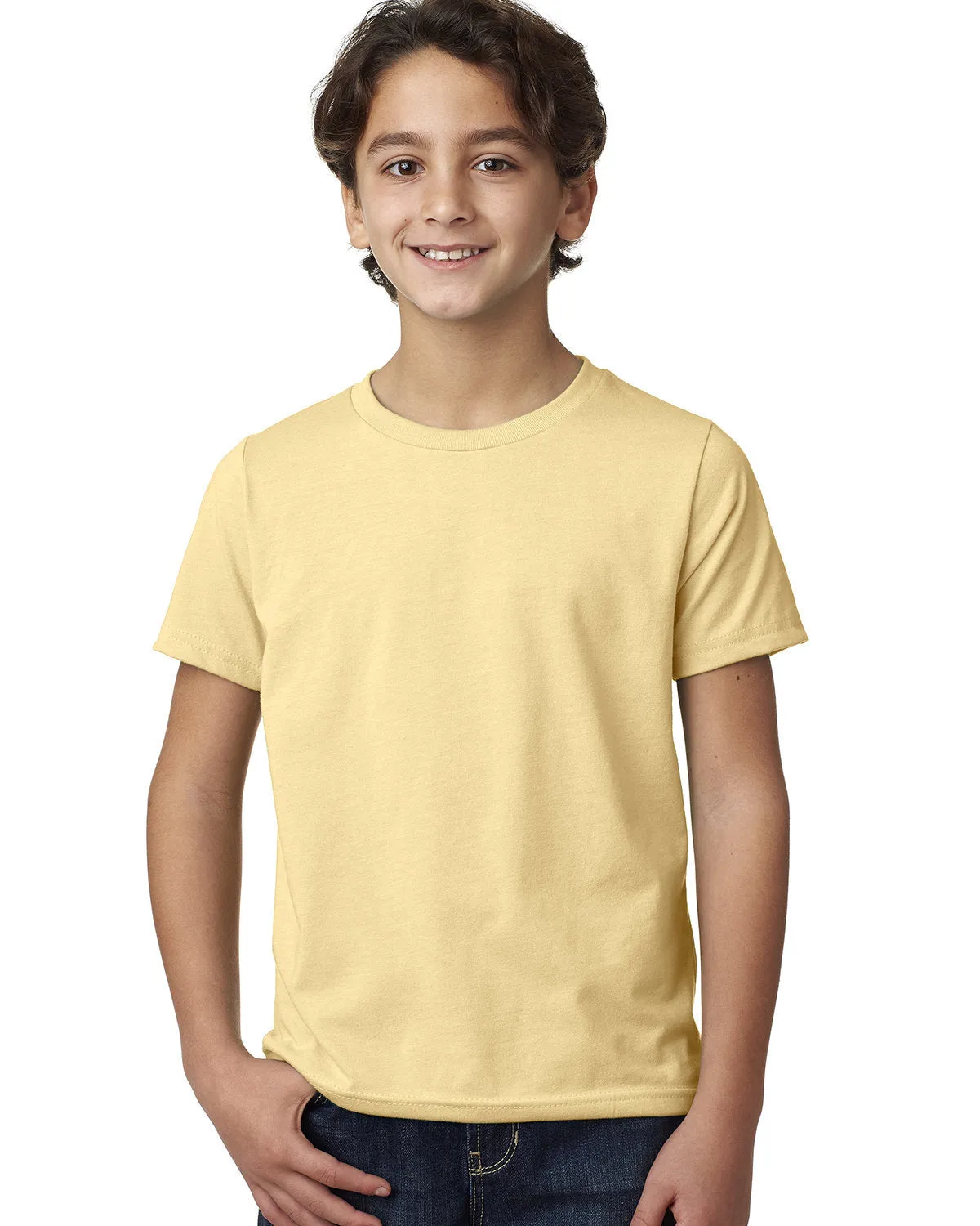 Next Level 3312 Youth CVC Crew Non-toxic UV protection layer