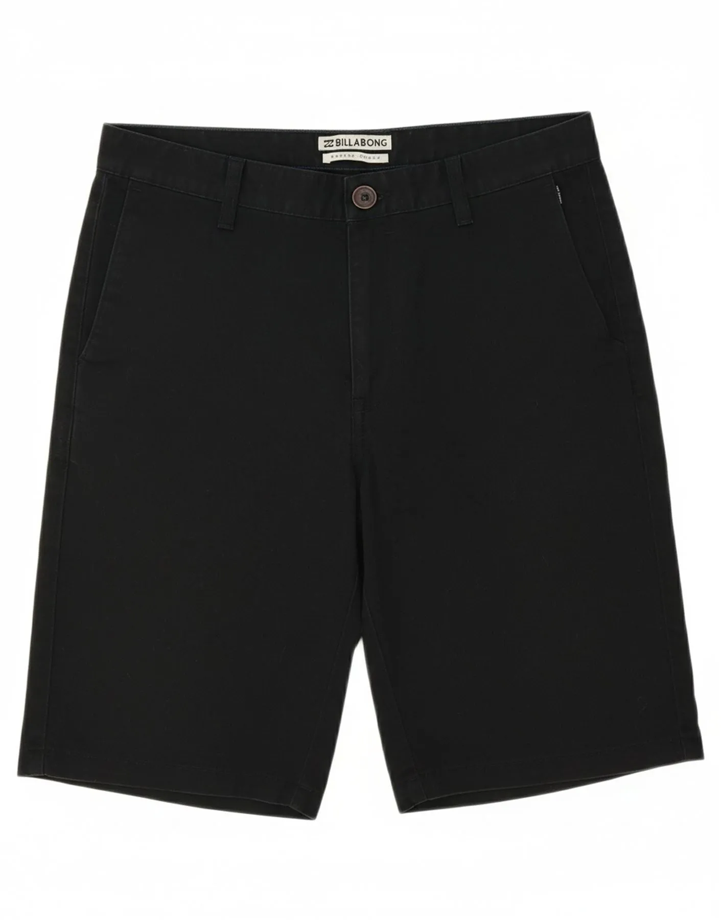 BILLABONG Mens Cargo Shorts W29 Small  Black Polyester Father's Day gift Flexible Hemline