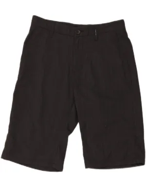 Unique Pattern Sport Fit BILLABONG Mens Chino Shorts W30 Medium Grey Check Polyester
