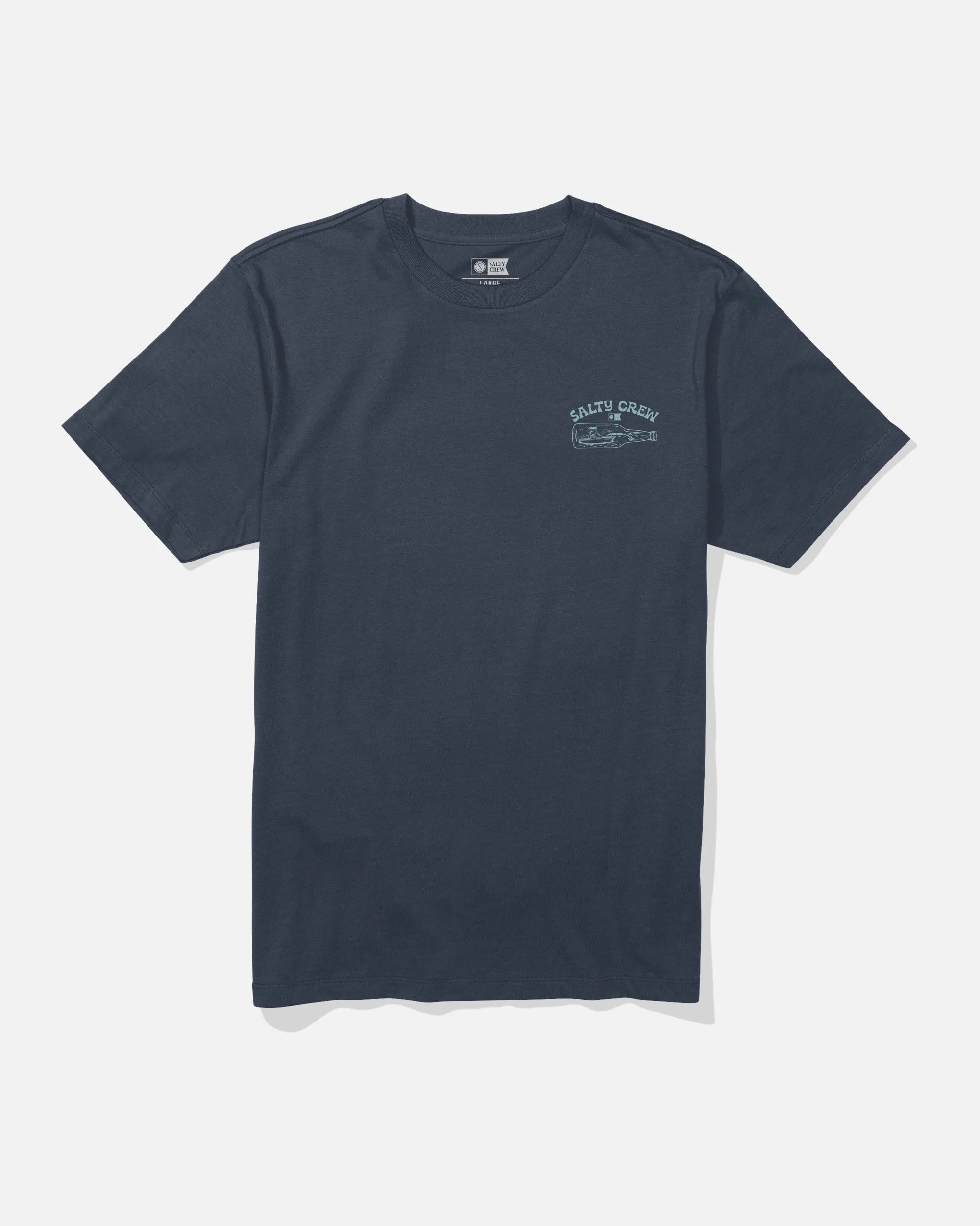 Bottle Rocket Tee - Navy Breathable apparel Travel Comfort Style