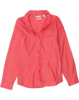 Adjustable Cuffs ORVIS Womens Shirt UK 18 XL Pink Cotton