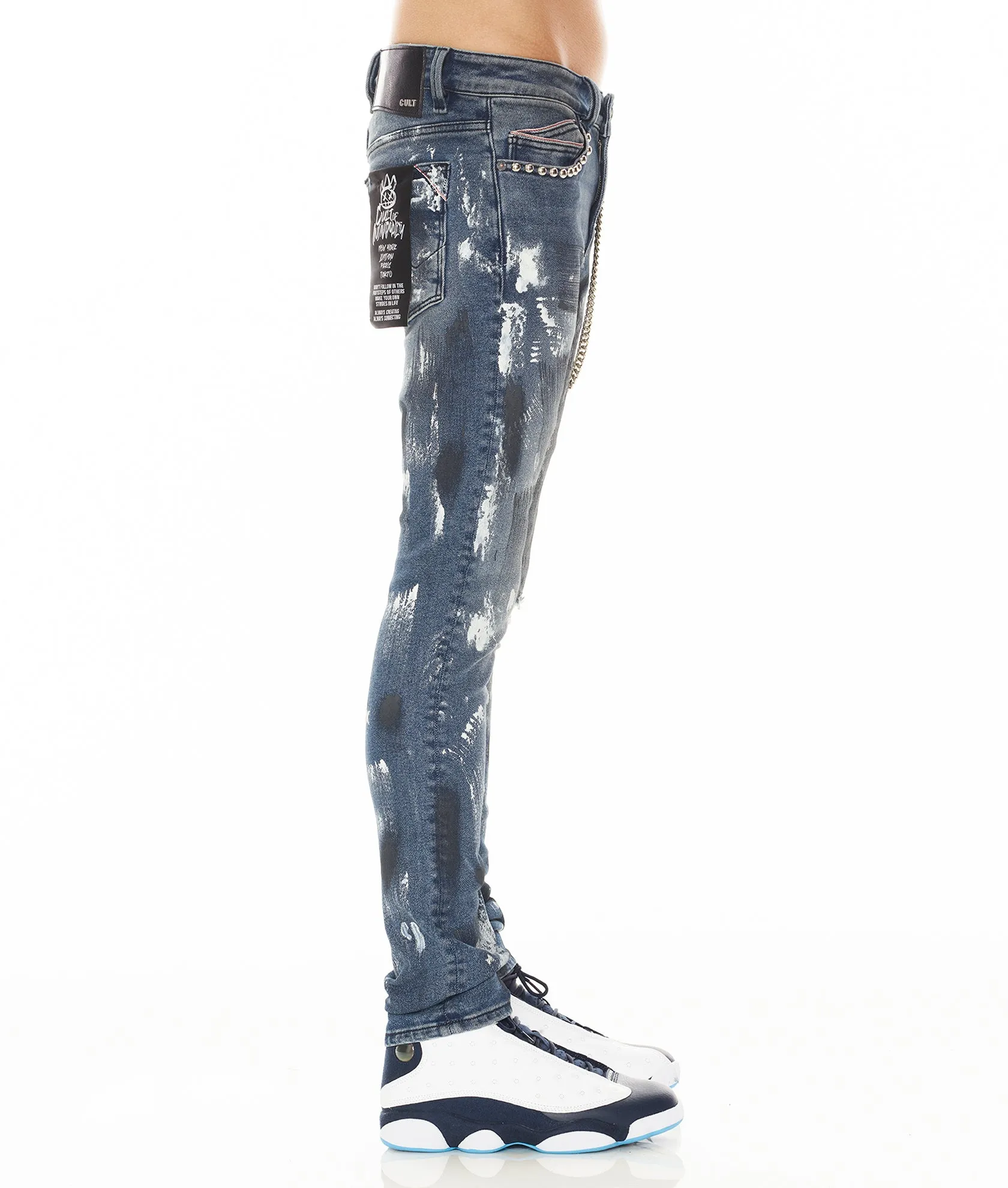 Casual Solution All Season Style PUNK SUPER SKINNY IN LEOPARD