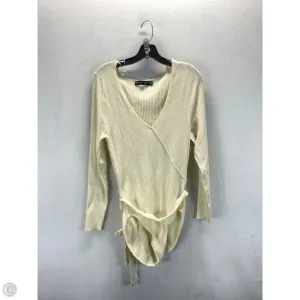 Bodysuit By Fashion To Figure In Cream, Size: 1x at home bodysuit