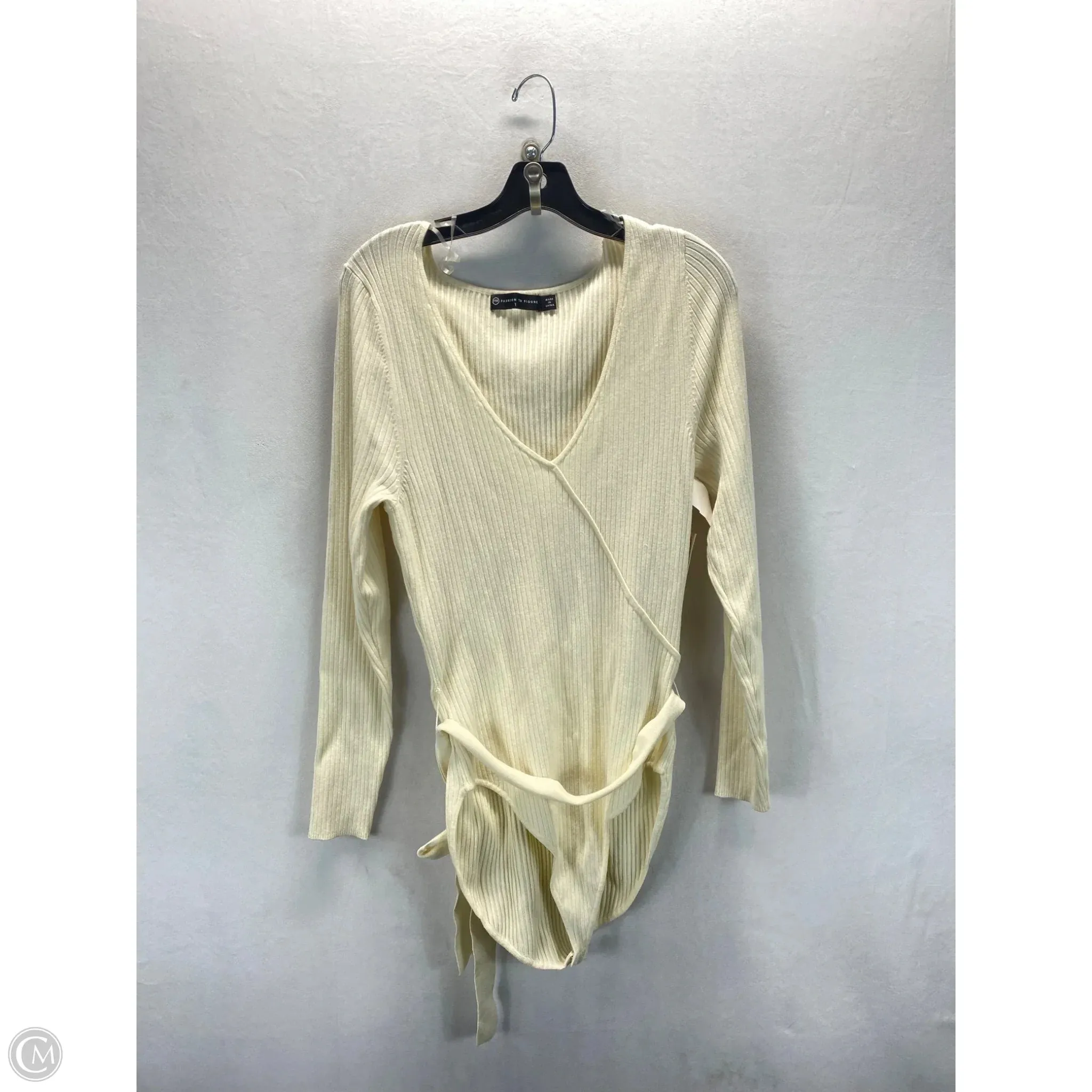 Bodysuit By Fashion To Figure In Cream, Size: 1x at home bodysuit