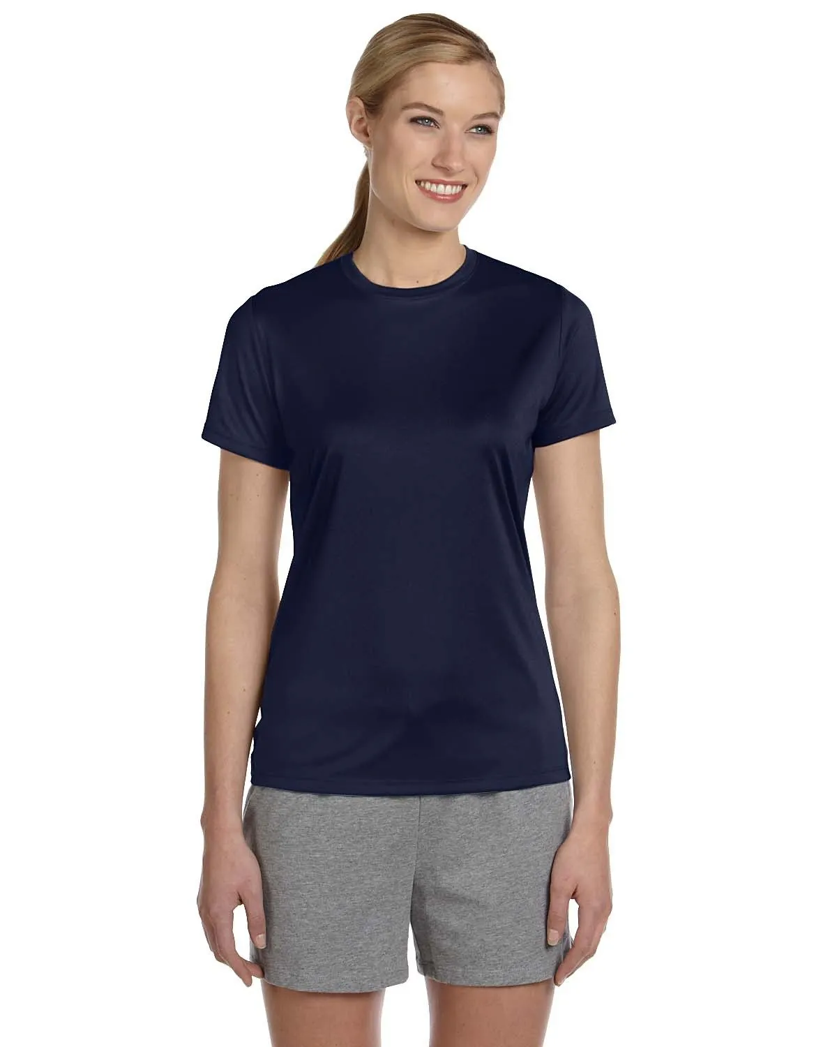 Hanes 4830 Ladies' Cool DRI with FreshIQ Performance T-Shirt Kids clothing