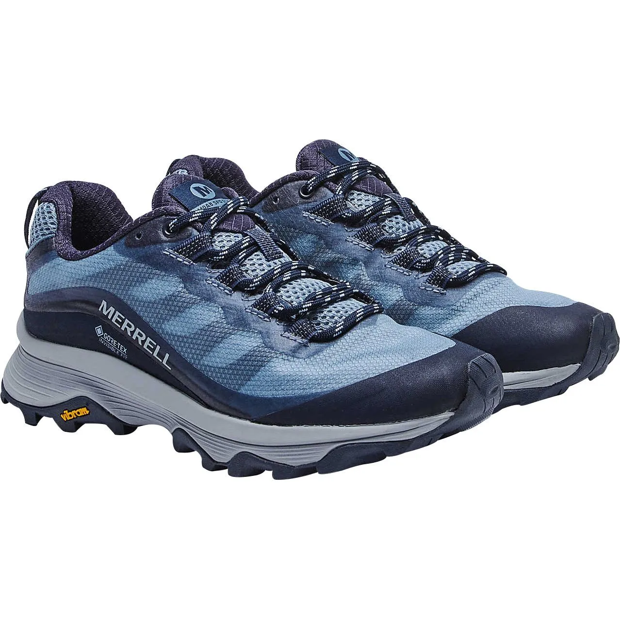 Merrell Moab Speed GORE-TEX Womens Walking Shoes - Blue Stable Step Design