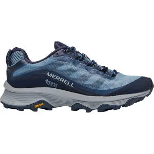 Merrell Moab Speed GORE-TEX Womens Walking Shoes - Blue Coastal Trail