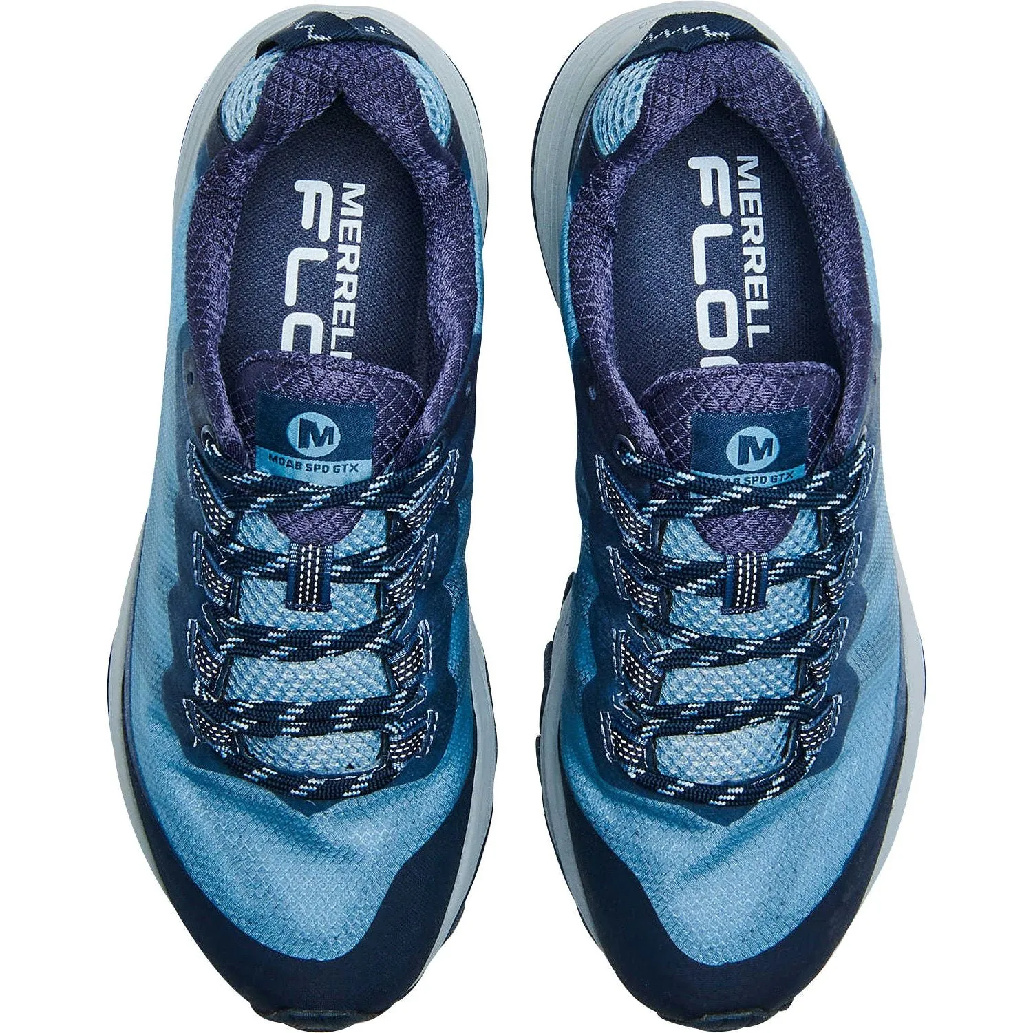 Merrell Moab Speed GORE-TEX Womens Walking Shoes - Blue All Day Foot Stability System